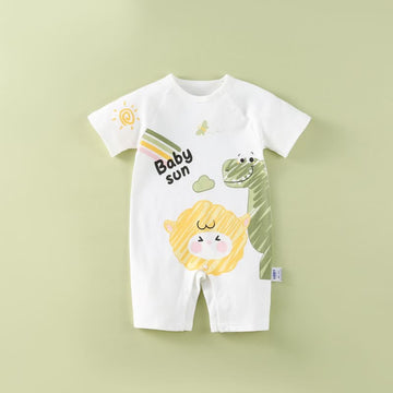 BABY SUN Monkey Crocodile Newborn Romper