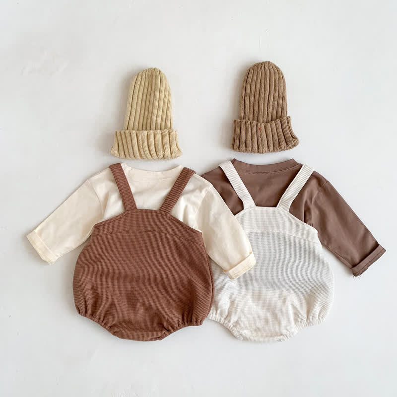 Baby Bear Tee and Stap Overalls Set