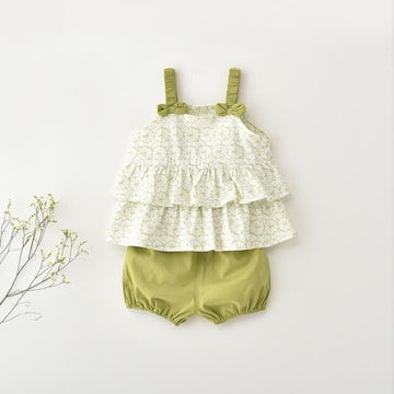 Baby Bow Camisole and Shorts Set