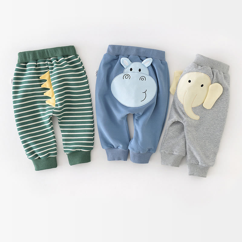 Baby 3D Animal Striped Pants