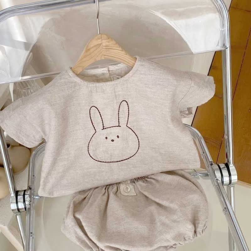 Baby Bunny Casual Tee and Short Set