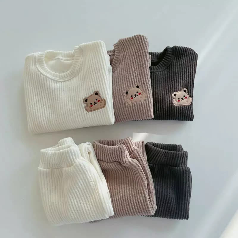 Toddler Bear Corduroy 2 Pieces Set