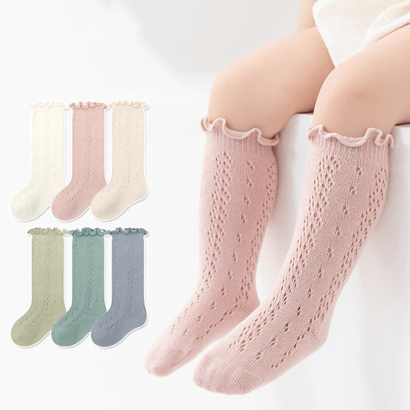 Baby Toddler Hollow Out Solid Color Socks