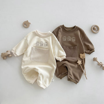 Baby Bear Pocket Romper