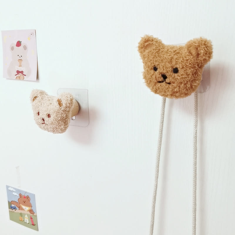 Bear Doll Wooden Hook