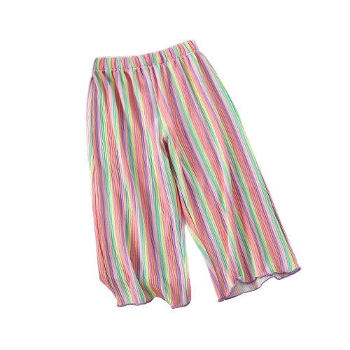 Toddler Girl Multicolor Striped Pants