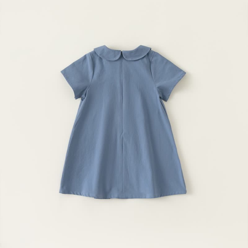 Toddler Girl Sweet Peter Pan Collar Dress