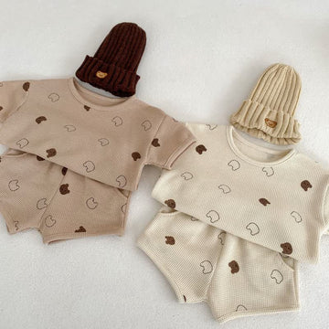 Baby Bear Crew Neck T-Shirt and Shorts Set