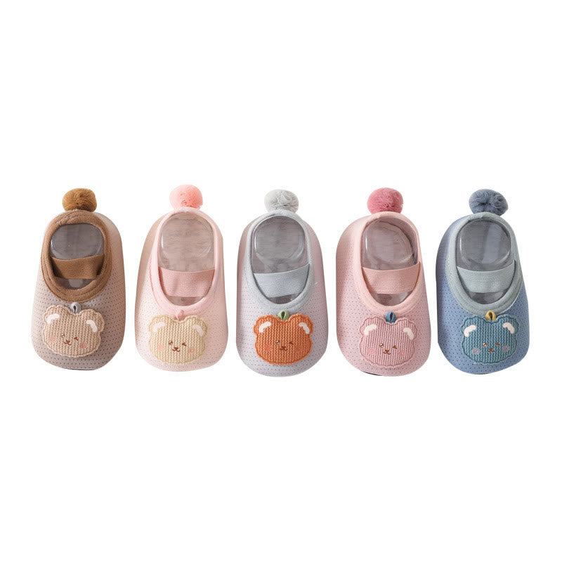 Baby Embroidered Bear Pre-walker Shoes