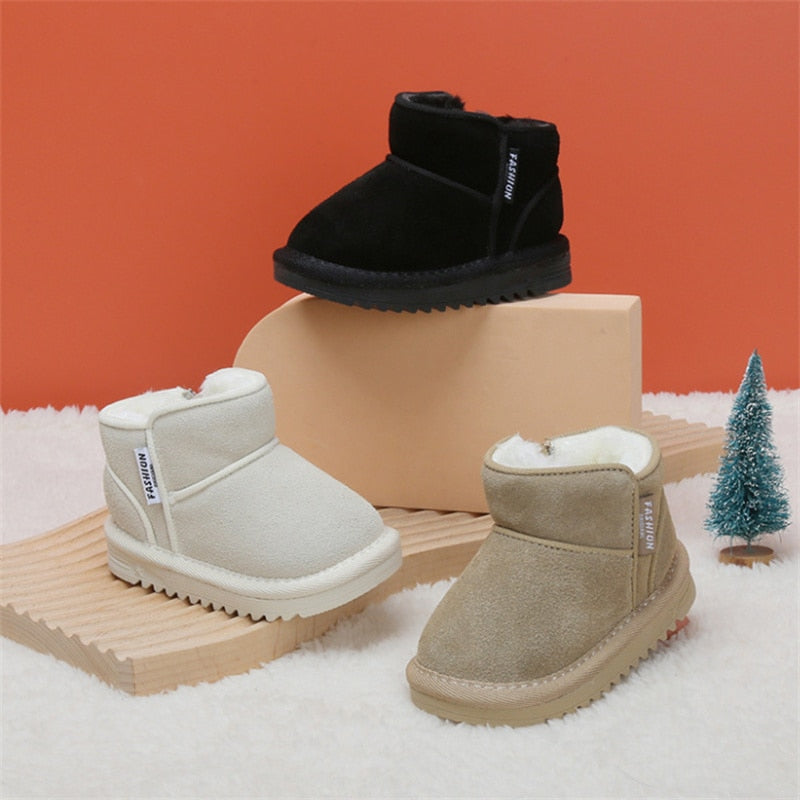 Baby Plush Snow Boots - Classic