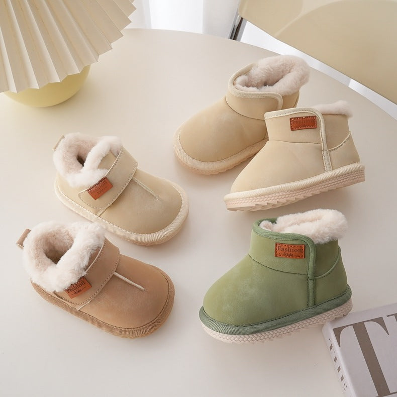 Baby Plush Snow Boots - Classic