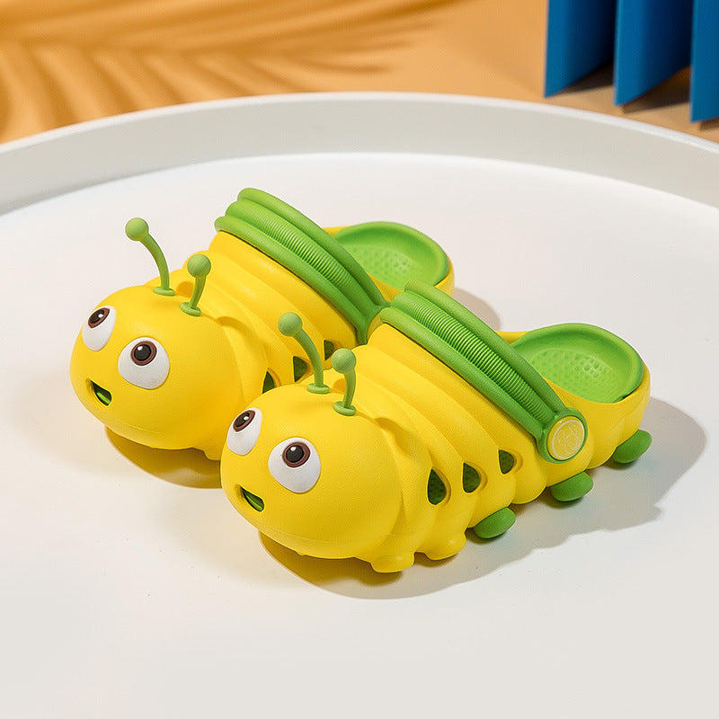 Caterpillar Insect Crocs Sandals