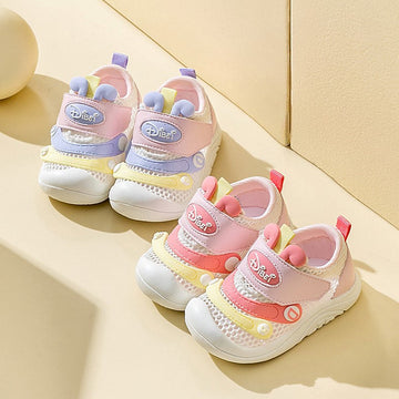 First Walker Summer Mesh Sneakers - Sugar Bee