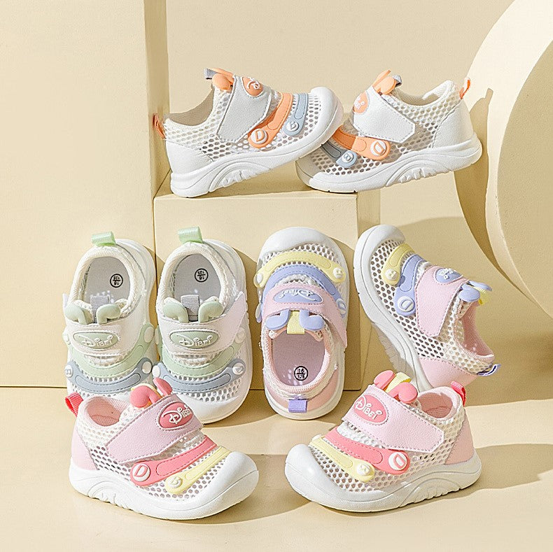 First Walker Summer Mesh Sneakers - Sugar Bee