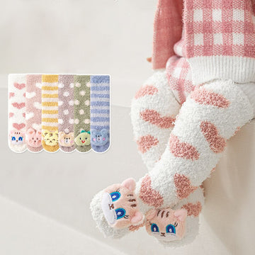 Knee-High Baby Socks - Warm Zoo