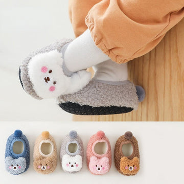 Non-Slip Baby Shoes - Fluffy Bear