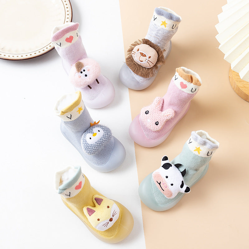 Non-Slip Baby Sock Shoes - Animals