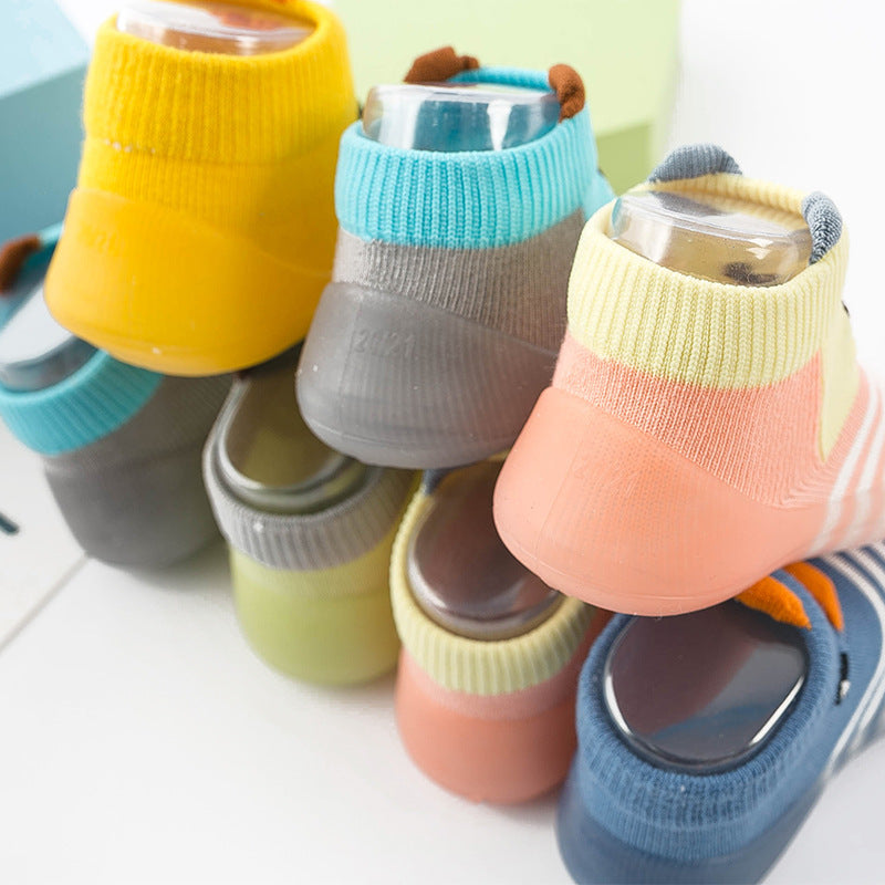 Non-Slip Baby Sock Shoes - Bear & Duck