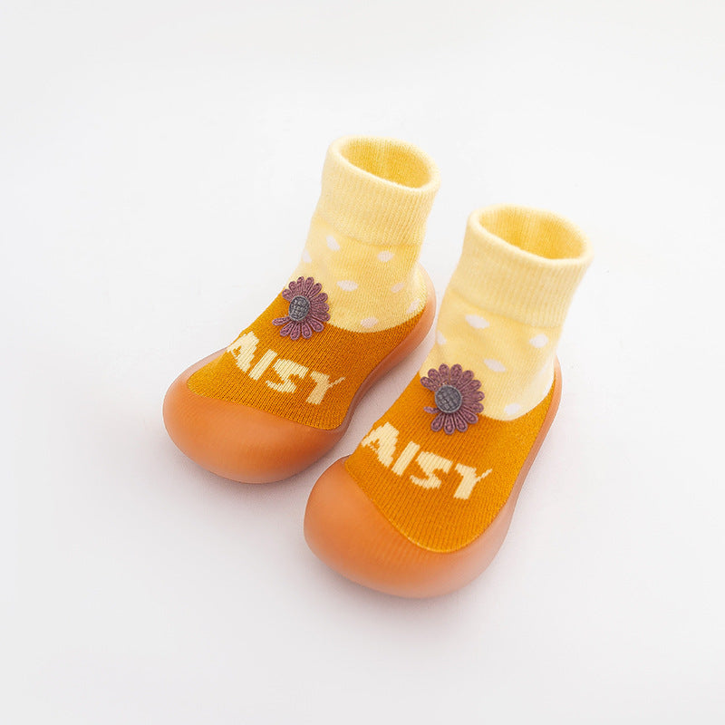 Non-Slip Baby Sock Shoes - Daisy