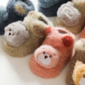 Non-Slip Baby Sock Shoes - Furry Bears