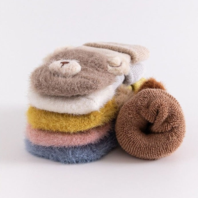 Non-Slip Baby Sock Shoes - Furry Ears