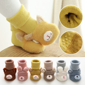 Non-Slip Baby Sock Shoes - Furry Ears