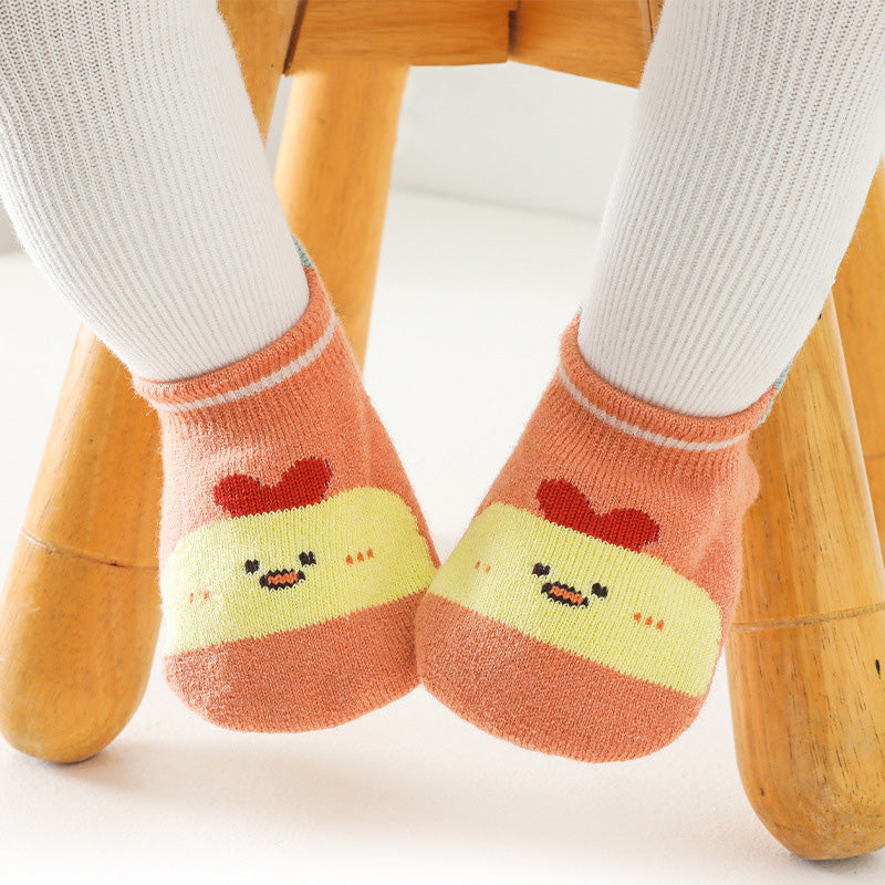 Non-Slip Baby Socks - 3 Packs