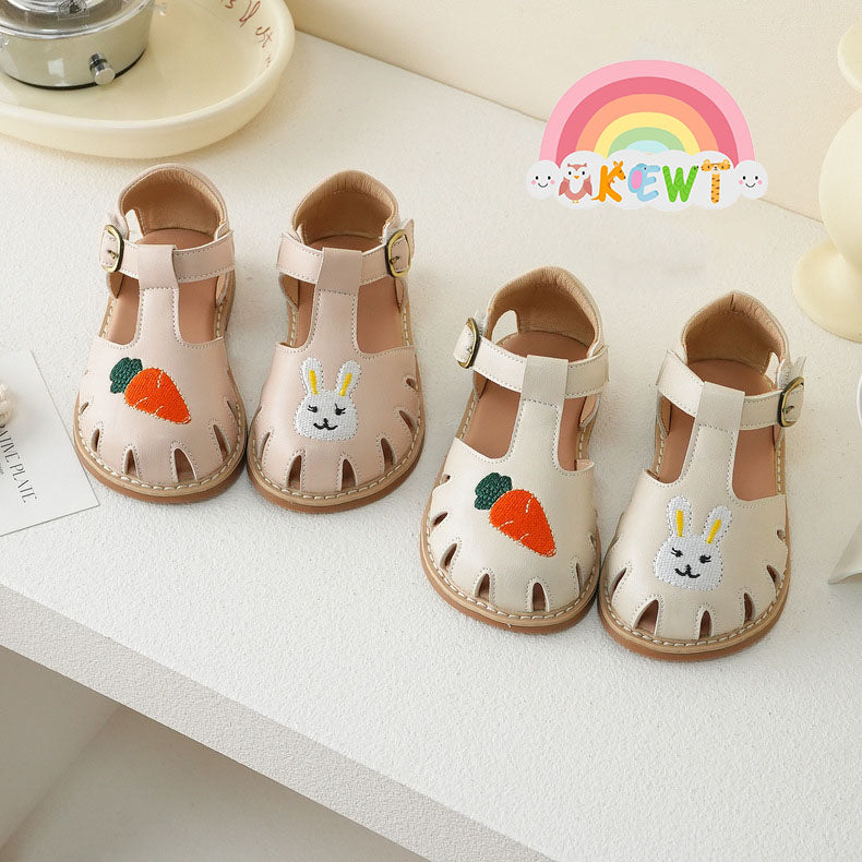 Carrot Cutie Baby Leather Sandals