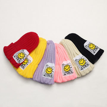 Candy Colors Toddler Smile Patch Beanie