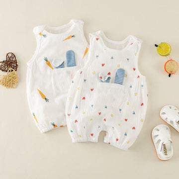 Baby Sleeveless Pajamas Romper