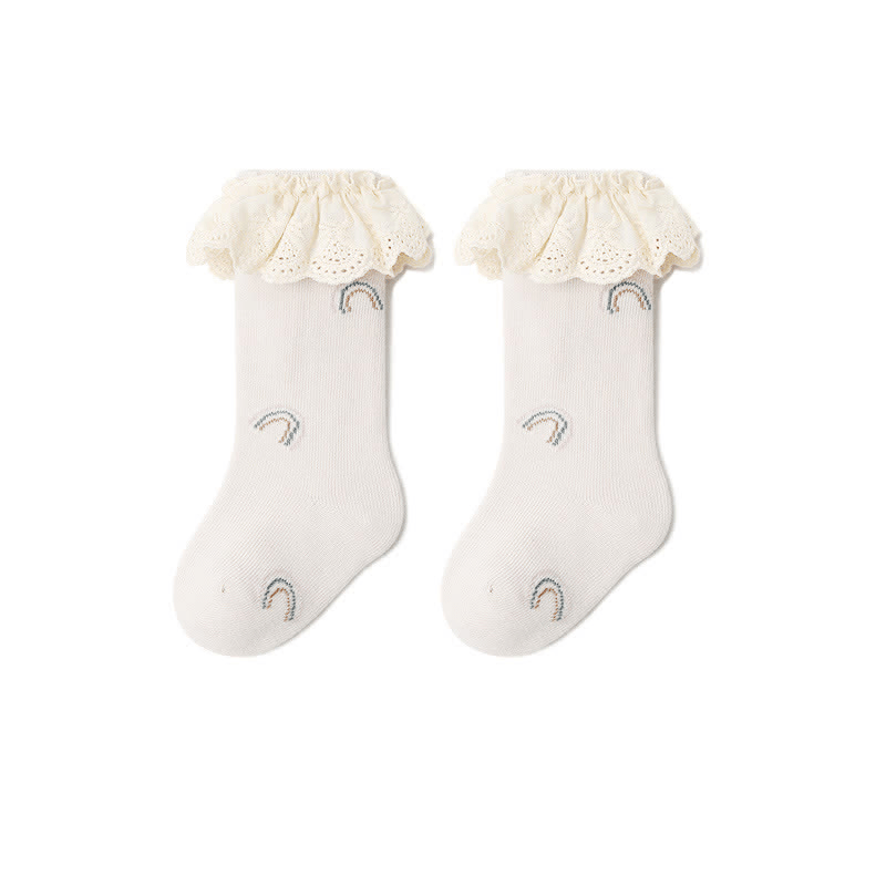 Baby Toddler Lace Edge Socks