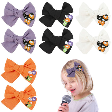 2pcs Baby Halloween Embroidered Hair Clip