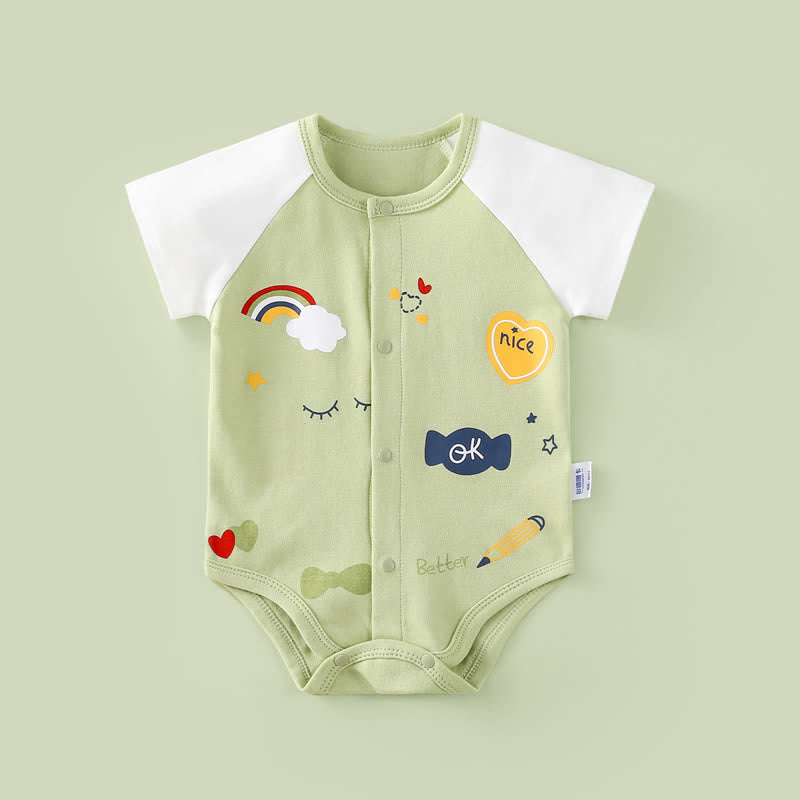 BETTER Baby Heart Rainbow Newborn Bodysuit