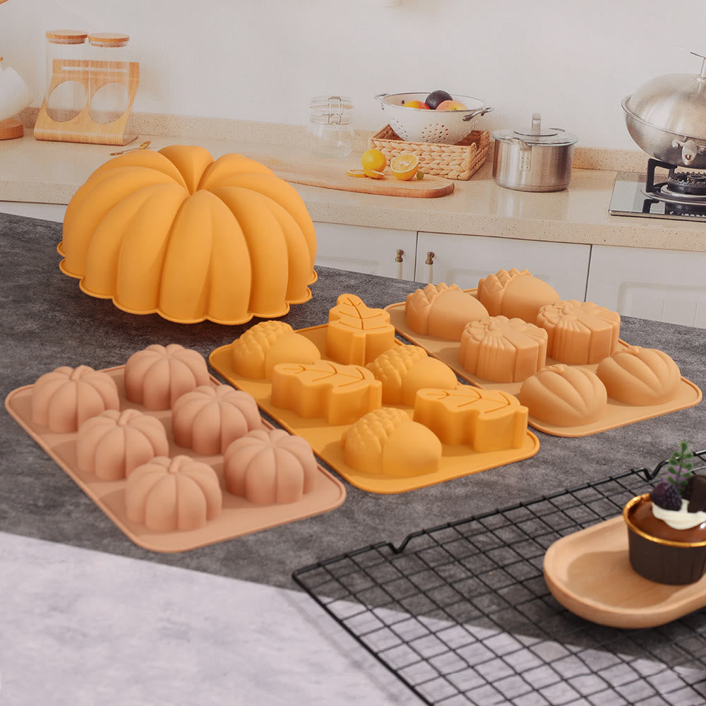 DIY 3D Silicone Pumpkin Baking Mold