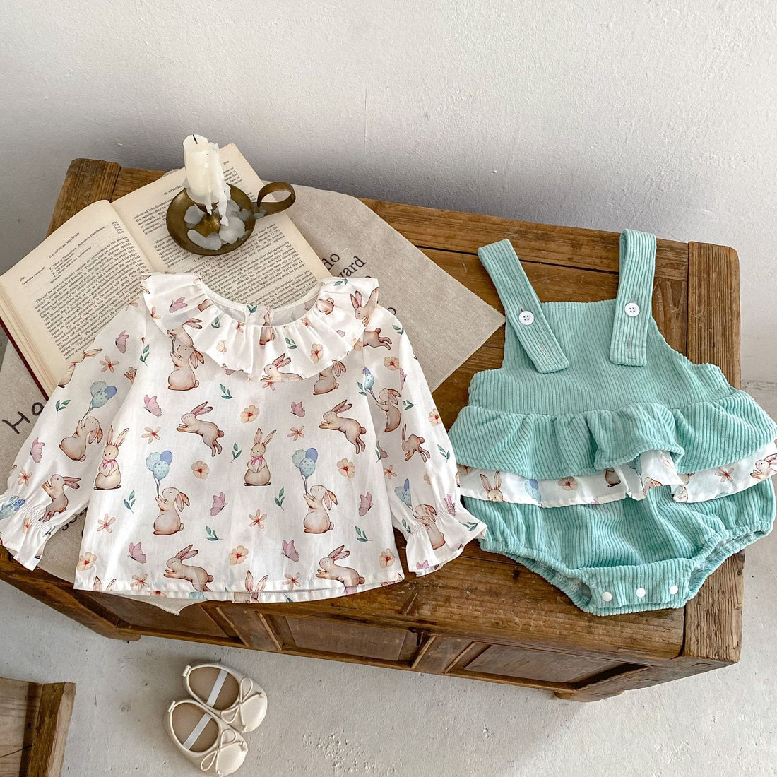 Baby Collar Bunny Top