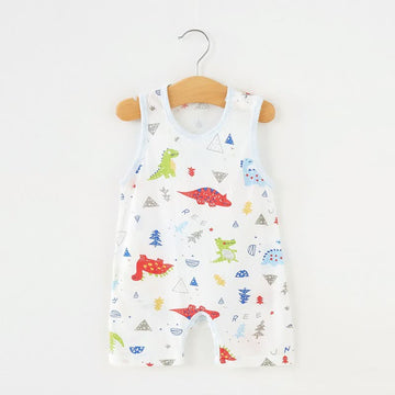 Baby Dinosaur Super Thin Sleeveless Romper