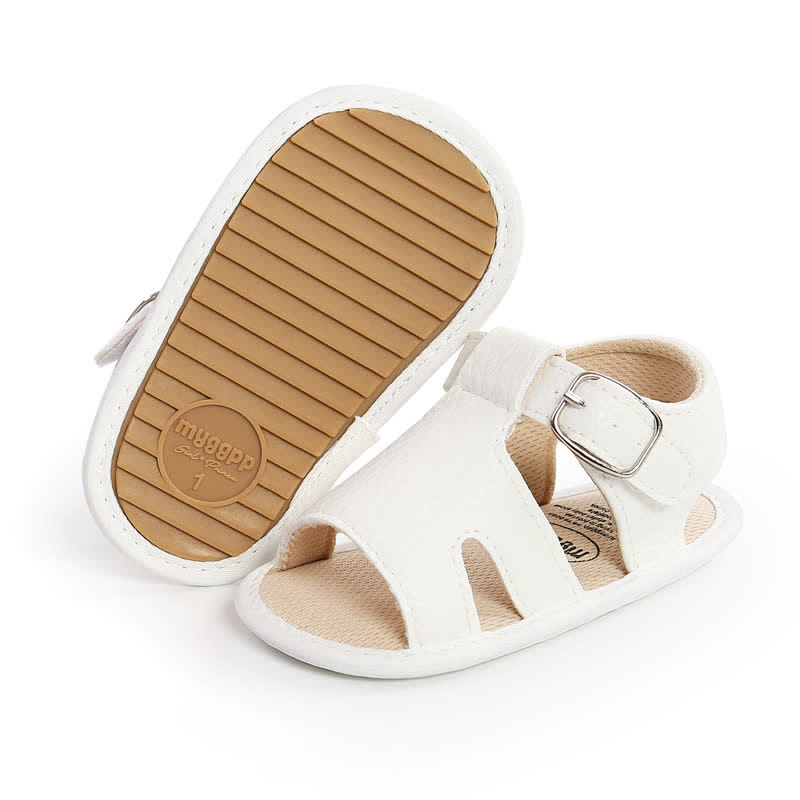 Baby Solid Color Hollow Out Sandals