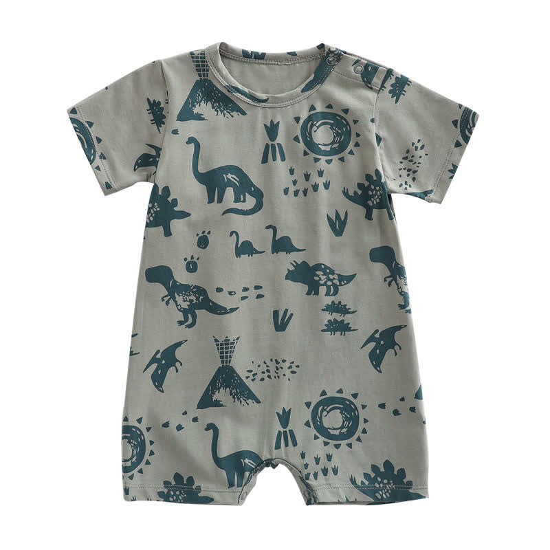 Baby Boy Dinosaur Casual Romper