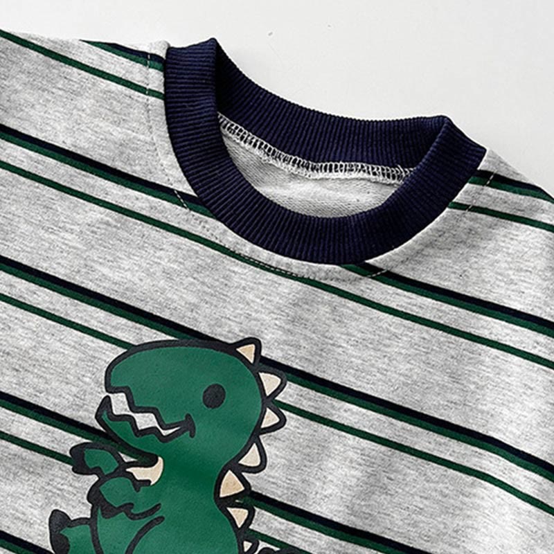 Baby Striped Dino T-shirt