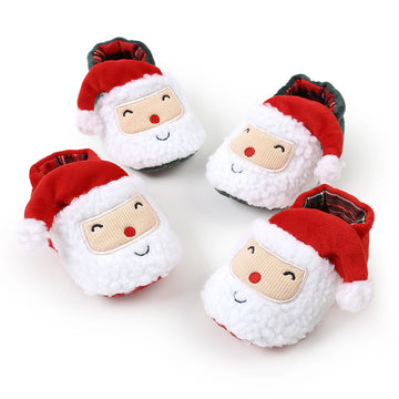 Baby Christmas Santa Claus Floor Pre-walker Shoes