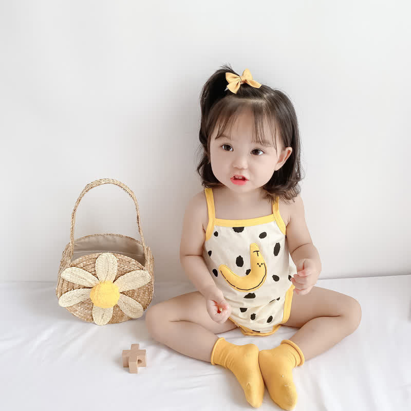 HAPPY SMILE Baby Banana Newborn Overalls