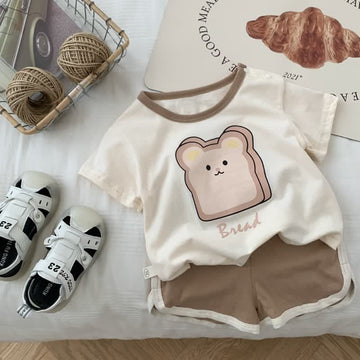 BREAD Baby Toddler 2-Piece Bear Set