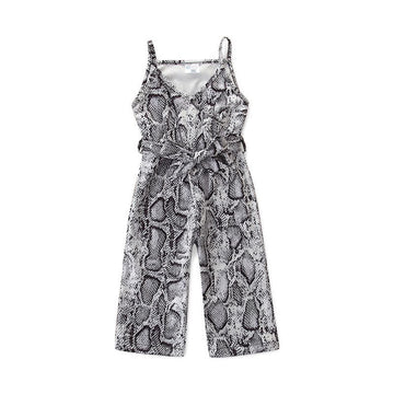 Toddler Girls Retro Snake Jumpsuit