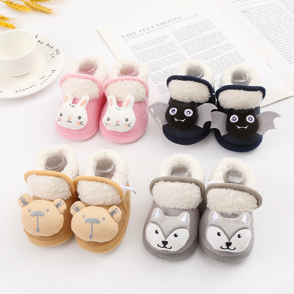 Baby Plush Animal Slippers