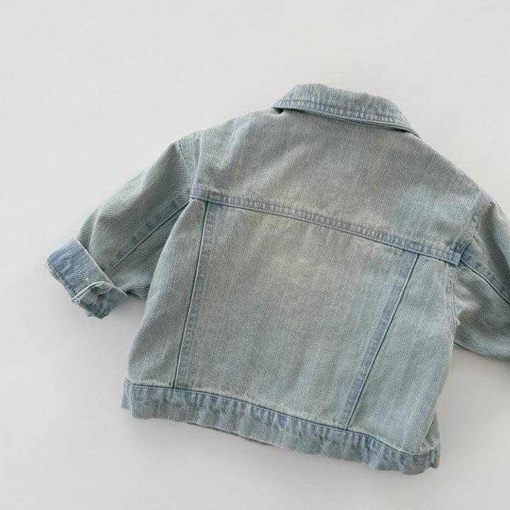 Toddler Denim Double Pocket Jacket