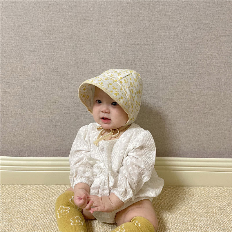 Baby Sun Hat Floral Bonnet