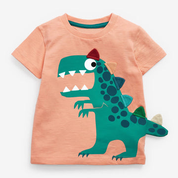 Toddler Boy Dinosaur Color Block T-Shirt