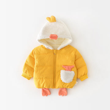 Baby Quilted Chicken Hooded Coat