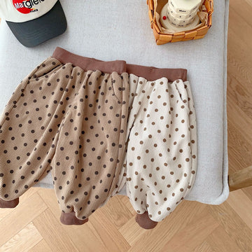 Baby Toddler Corduroy Polka Dot Pants