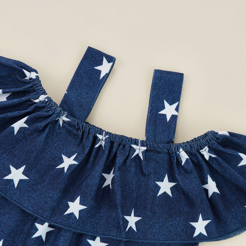 Toddler Girl Star Shirt and Shorts Set